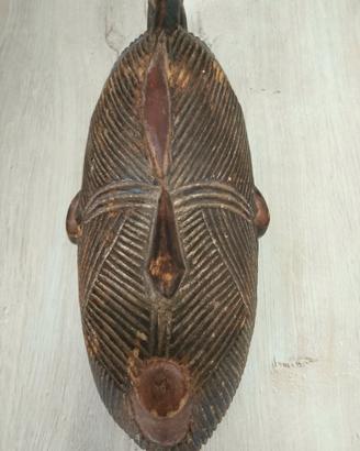 Maschera Africana in Legno stile Kifwebe (Congo)