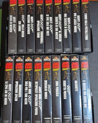 James Bond 007 Collection VHS con contenitori