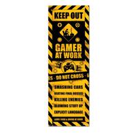Poster Gamer At Work 53x158cm