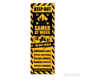 Poster Gamer At Work 53x158cm
