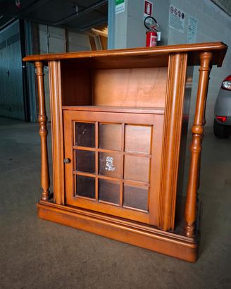 Mobiletto porta Tv in legno classico 