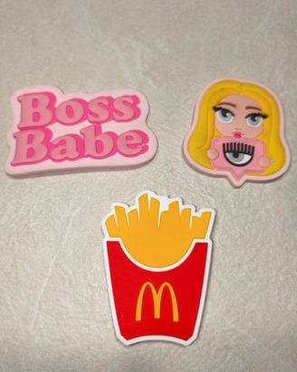 3 calamite da frigo Ferragni e McDonald's