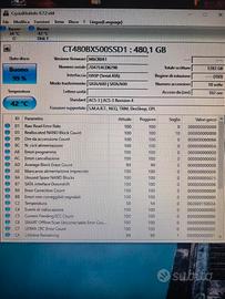 crucial ssd sata 480 gb BXX500 2.5