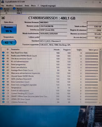 crucial ssd sata 480 gb BXX500 2.5