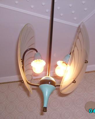 Lampadario e  applique luce anni 50
