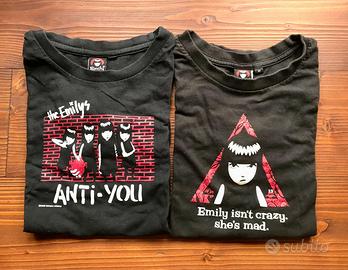 2 Tshirts donna Emily the Strange, Vintage, tg. M