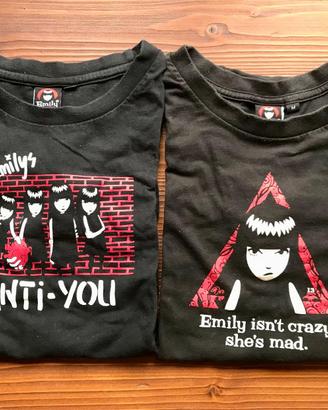 2 Tshirts donna Emily the Strange, Vintage, tg. M
