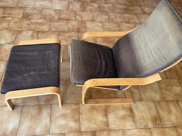 Sdraio con poggiapiedi