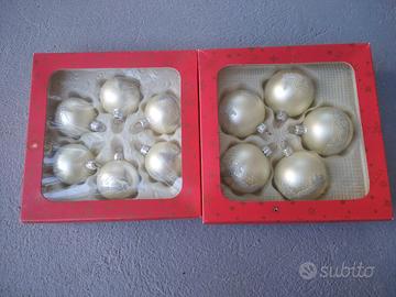 palline Natale in vetro soffiato vintage