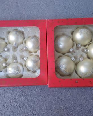 palline Natale in vetro soffiato vintage