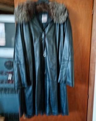 cappotto in vera pelle 