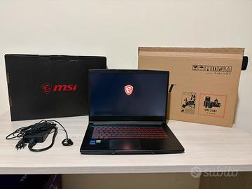 MSI GF63/RTX 3050/i7 11th/32 gb ram/144hz/SSD 512