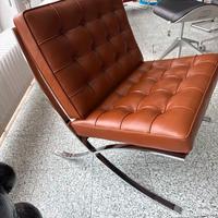 KNOLL-BARCELONA in Pelle Venezia Cognac 06