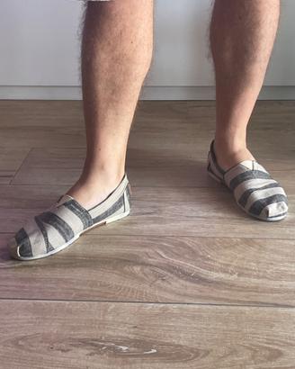 Espadrilles / Scarpe In Tela a Righe TOMS Style