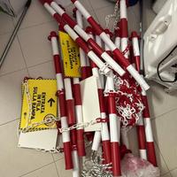 Bastoni di plastica basi e catena 16