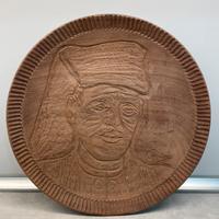 Piatto legno originale sardo