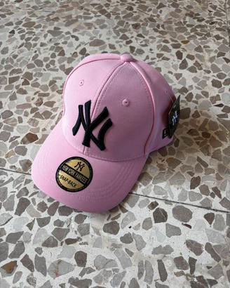 Cappello New York Taglia unica Rosa nuovo 