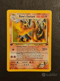 Pokemon Blaine’s charizard 3/132 1st edition MINT