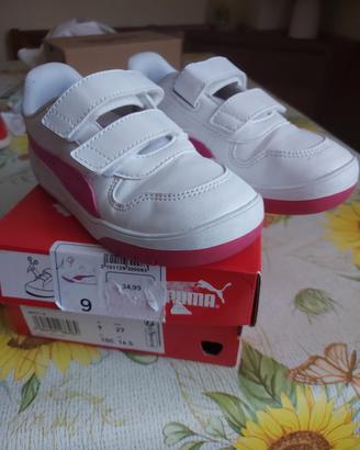 scarpe da ginnastica da bambina Puma n.27 
