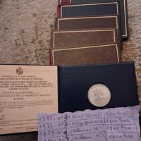 monete 500 lire e 1000 lire  argento  republica 