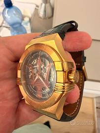 Orologio maserati con cinturino in pelle