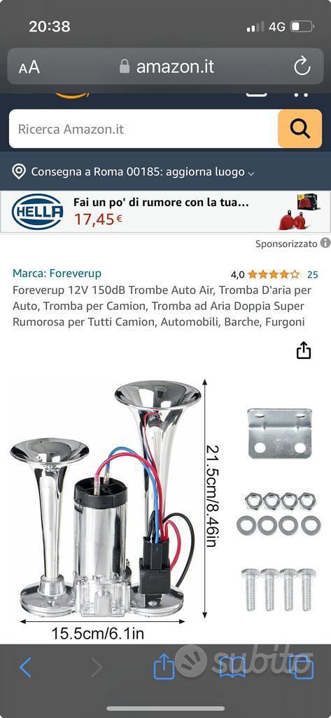 Trombe aria 12v - Accessori Auto In vendita a Verona