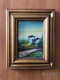 Quadro con raffigurato un Paesaggio