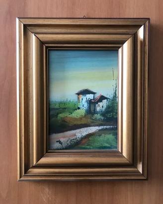 Quadro con raffigurato un Paesaggio