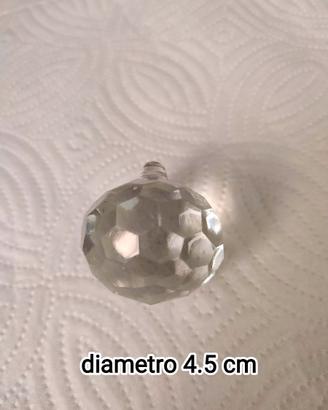 Pendente in cristallo per lampadario 4,5 cm