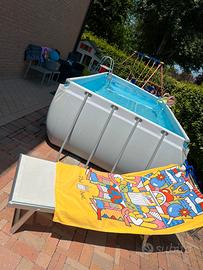 Piscina Bestway 400x200x100 con filtro a sabbia