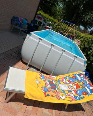 Piscina Bestway 400x200x100 con filtro a sabbia