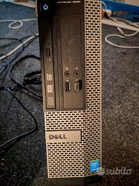 postazione completa pc+monitor e periferiche