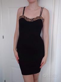 Vestito nero perline Capodanno