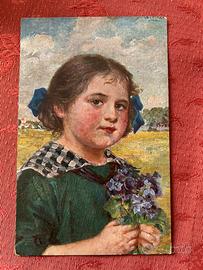 Cartolina antica Robert Völcker- Lieschen