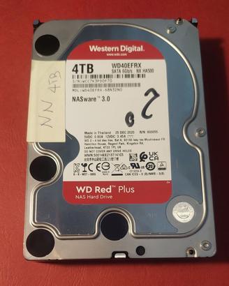 HDD 3.5” WD RED PLUS 4TB
