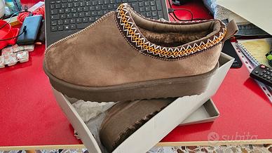 scarpe donna nuove 39 invernali scamosciate