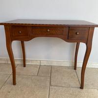 SCRITTOIO INTARSIATO IN LEGNO