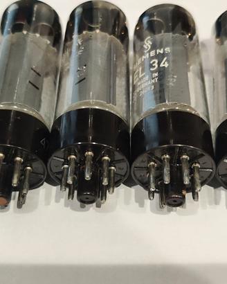 Quartetto mullard-philips EL34 NOS vintage rare