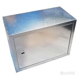 Cassonetto contenitore zincato per contatore acqua