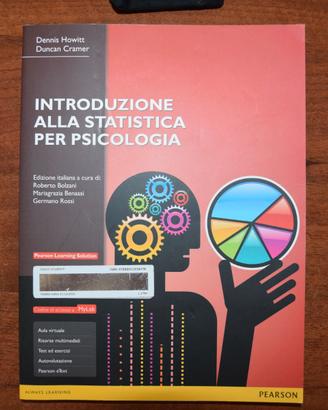 libro Introduzione alla statistica per psicologia