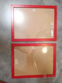 cornici Ikea rossa / azzurra