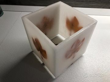 Vaso portacandele in cera