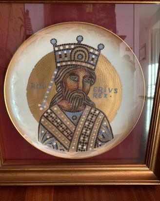 PIATTI MURALI NICASIO CATANESE - I Re di Sicilia