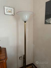 lampada a terra verro di murano