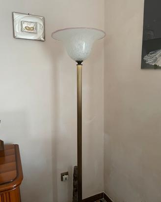 lampada a terra verro di murano