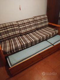 Divano letto vintage 