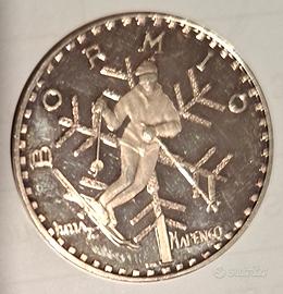 1 Marengo del Sole in argento: Bormio 1972 