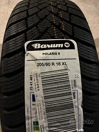 Gomme invernali nuove Barum 205/60 R16 con cerchi