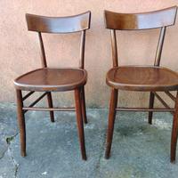 coppia sedie osteria vintage