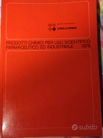 Carlo Erba, Prodotti chimici per uso ...(catalogo 